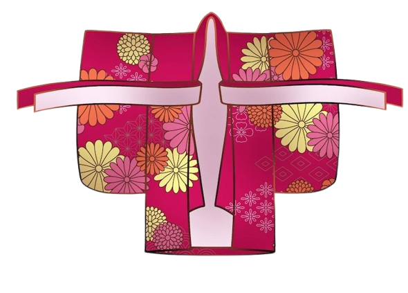 祝い着の掛け方