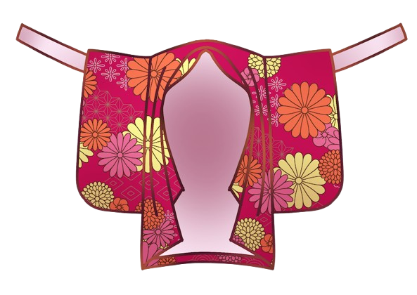 祝い着の掛け方